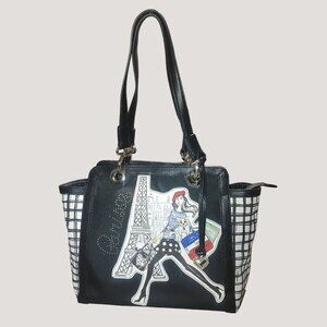 Brighton Signature Tote Bag Tom Clancy French Paris Eiffel Tower Fashionista